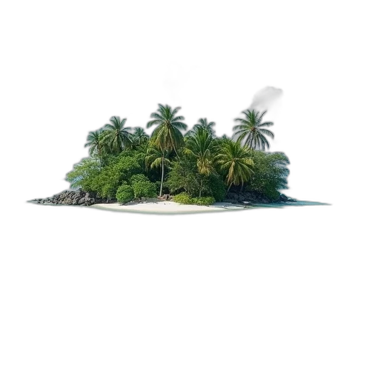 tree, hat, umbrella, staff, 3d render, photorealistic, concept art, pixel art transparent PNG cut-out