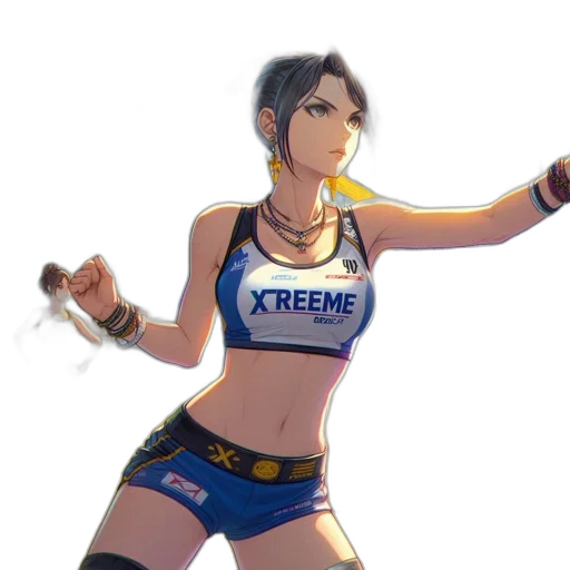weapon, staff, concept art, 3d render, fantasy art, cyberpunk, beach, volleyball transparent PNG cut-out
