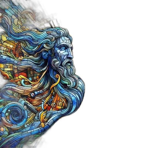 hair, face, mask, fantasy art, watercolor, concept art, comic book art, blue transparent PNG cut-out