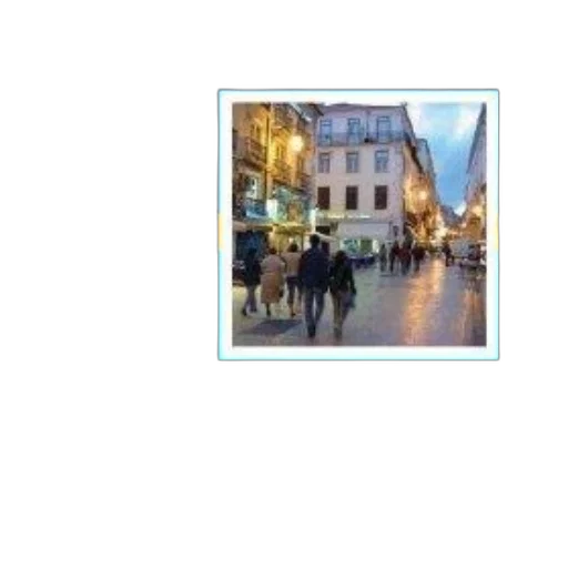 umbrella, staff, building, jacket, photorealistic, city street, image, features transparent PNG cut-out
