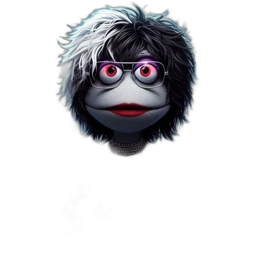 mask, animal, creature, face, cartoon, concept art, photorealistic, 3d render transparent PNG cut-out