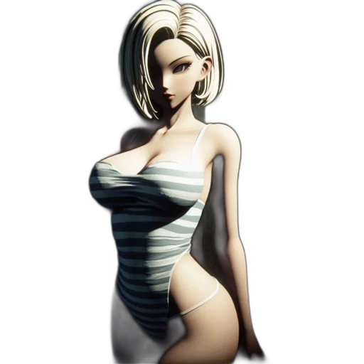 dress, robot, face, concept art, 3d render, comic book art, photorealistic, monochrome transparent PNG cut-out