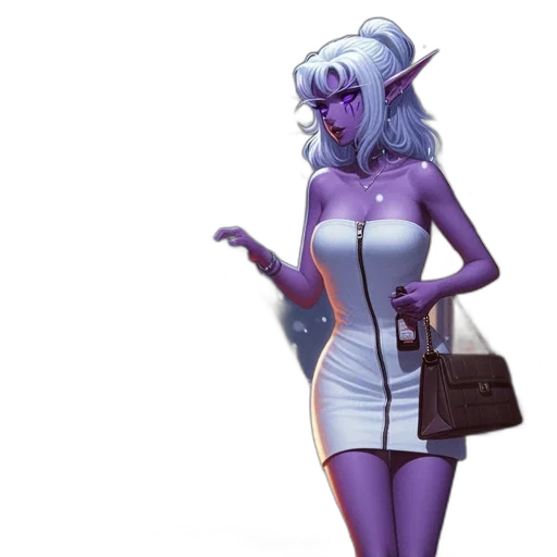 dress, staff, concept art, fantasy art, pixel art, 3d render, pastel, monochrome transparent PNG cut-out