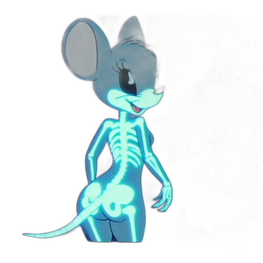 animal, creature, robot, concept art, 3d render, cartoon, pixel art, blue transparent PNG cut-out