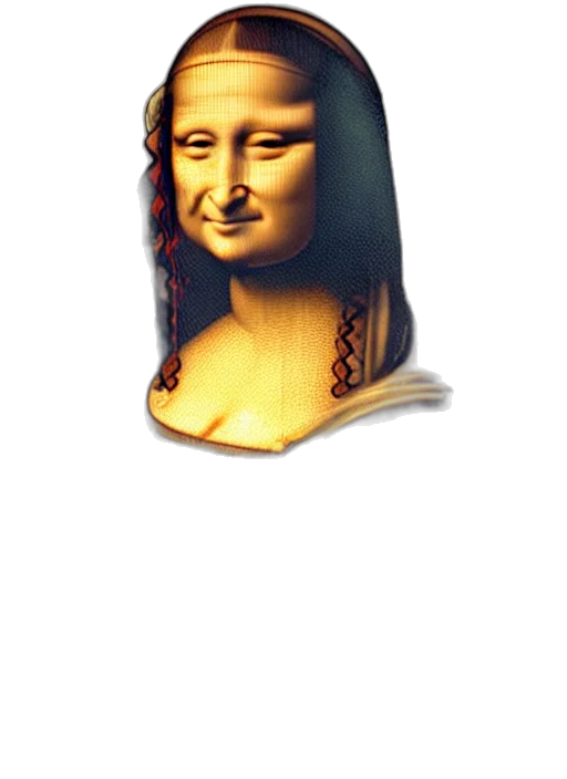 crown, face, mask, jewelry, 3d render, photorealistic, vaporwave, pixel art transparent PNG cut-out