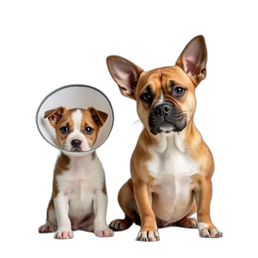 hat, crown, outer space, small, brown, white, dog, cone transparent PNG cut-out
