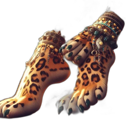 shoes, animal, jewelry, weapon, concept art, 3d render, fantasy art, photorealistic transparent PNG cut-out