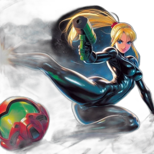 comic book art, concept art, fantasy art, anime, outer space, dark, animated, female transparent PNG cut-out