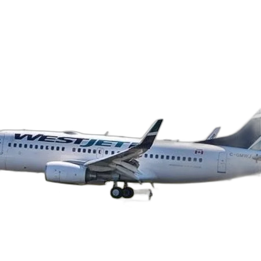 staff, 3d render, westjet, airplane, runway, registration, number, c-gmwj transparent PNG cut-out