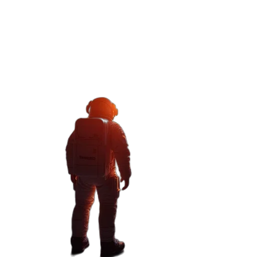 jacket, staff, robot, hat transparent PNG cut-out