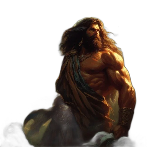 creature, fantasy art, concept art, photorealistic, comic book art, intense, male, figure transparent PNG cut-out