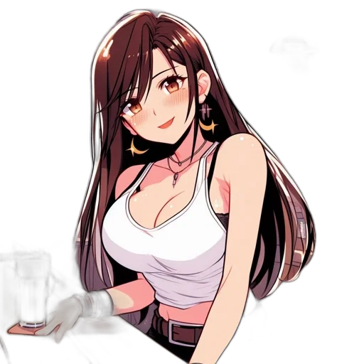 staff, dress, anime, pixel art, cartoon, concept art, monochrome, red transparent PNG cut-out