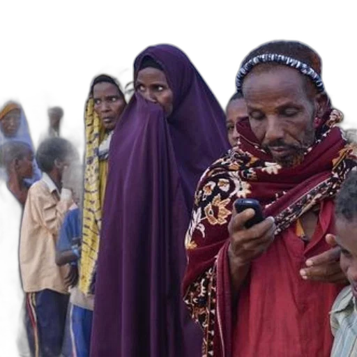 group, people, including, woman, purple, hijab, man, red transparent PNG cut-out