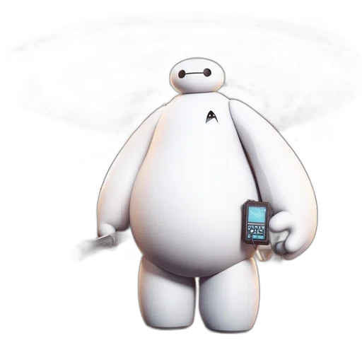 robot, staff, animal, creature, concept art, 3d render, pixel art, animated transparent PNG cut-out