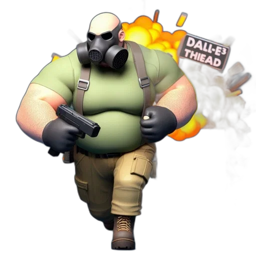 jacket, mask, staff, weapon, concept art, 3d render, fantasy art, pixel art transparent PNG cut-out