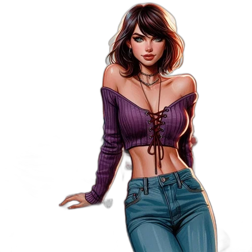 fantasy art, concept art, comic book art, photorealistic, dark, earth tones, colorful, red transparent PNG cut-out