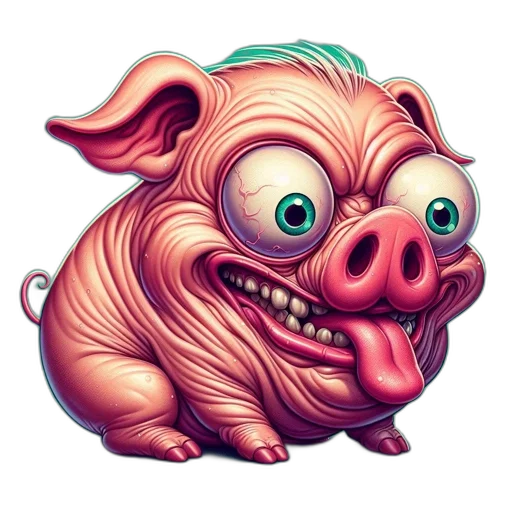 creature, animal, face, mask, concept art, pixel art, 3d render, photorealistic transparent PNG cut-out