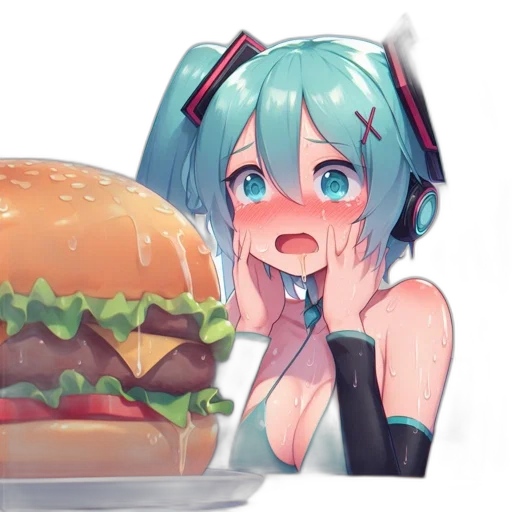 food, robot, creature, animal, pixel art, anime, concept art, 3d render transparent PNG cut-out