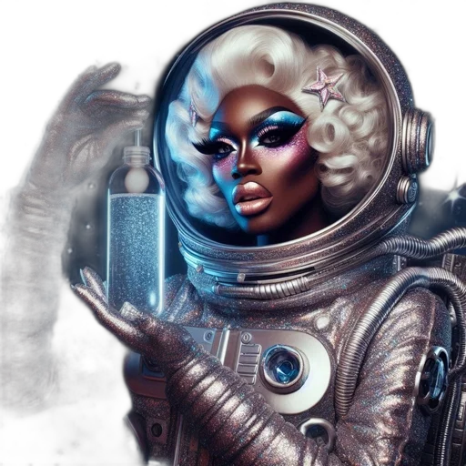 robot, face, concept art, cyberpunk, fantasy art, comic book art, outer space, figure transparent PNG cut-out