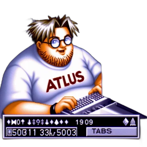 staff, pixel art, vaporwave, pixel, art, man, spiky, hair transparent PNG cut-out