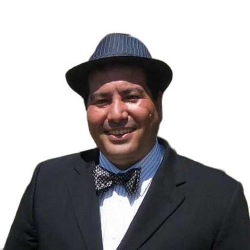 hat, staff, jacket, face, photorealistic, man, suit, bow transparent PNG cut-out
