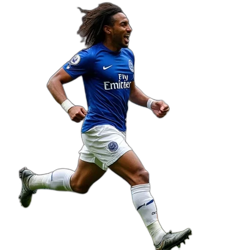 marouane, feller, celebrates, scoring, only, goal, derby, victory transparent PNG cut-out