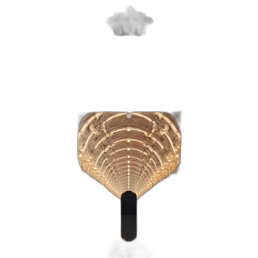 umbrella, staff, hair, crown, 3d render, rain, elaborately, designed transparent PNG cut-out