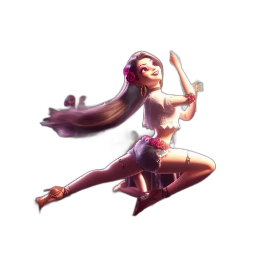 staff, weapon, concept art, pixel art, fantasy art, 3d render, young, woman transparent PNG cut-out