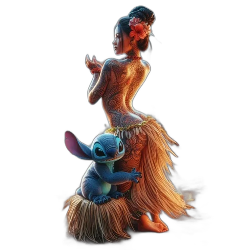 dress, staff, creature, concept art, 3d render, fantasy art, underwater, fire transparent PNG cut-out