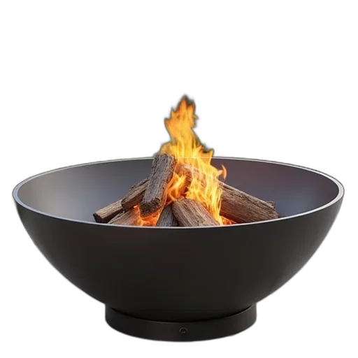 food, hat, crown, furniture, 3d render, photorealistic, fire, dark transparent PNG cut-out