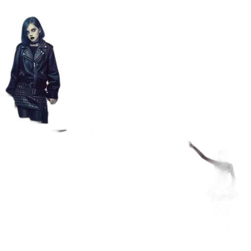 weapon, creature, hair, sword, concept art, 3d render, photorealistic, pixel art transparent PNG cut-out