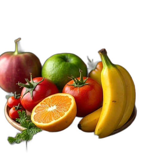 food, crown, weapon, photorealistic, 3d render, colorful, some, past transparent PNG cut-out