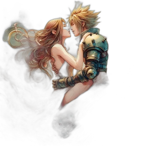 sword, fantasy art, pixel art, concept art, watercolor, fire, outer space, underwater transparent PNG cut-out
