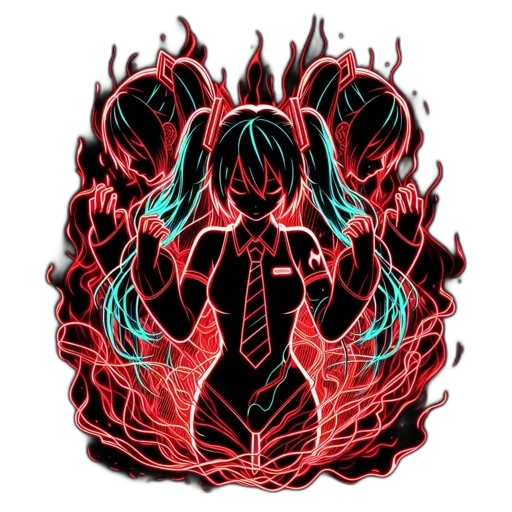 jacket, mask, crown, hair, pixel art, anime, concept art, fantasy art transparent PNG cut-out