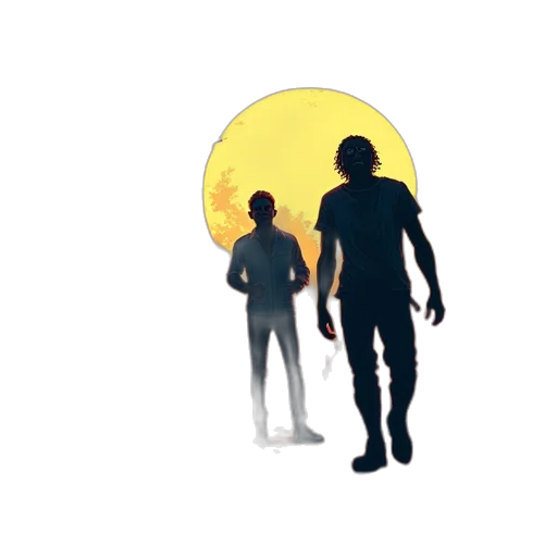 robot, creature, concept art, pixel art, 3d render, comic book art, outer space, sunset transparent PNG cut-out