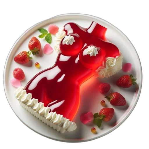 food, jewelry, striking, dessert, shape, female, bust, crafted transparent PNG cut-out