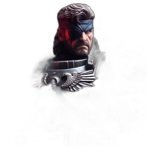 face, mask, sword, robot, concept art, 3d render, comic book art, fantasy art transparent PNG cut-out