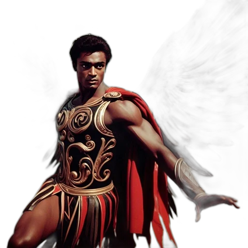 fantasy art, comic book art, concept art, photorealistic, antique-styled, male, figure, wearing transparent PNG cut-out