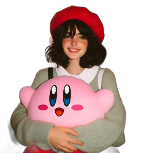 hat, jacket, creature, dress, vaporwave, 3d render, concept art, pixel art transparent PNG cut-out