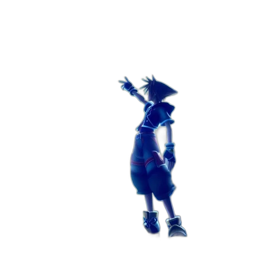 robot, weapon, sword, staff, pixel art, 3d render, vaporwave, concept art transparent PNG cut-out