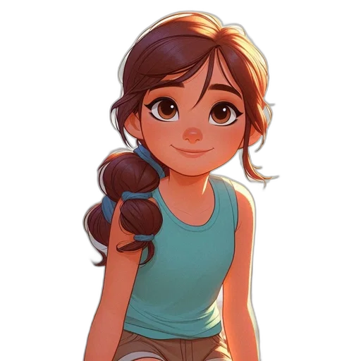face, dress, staff, cartoon, concept art, anime, fantasy art, pastel transparent PNG cut-out