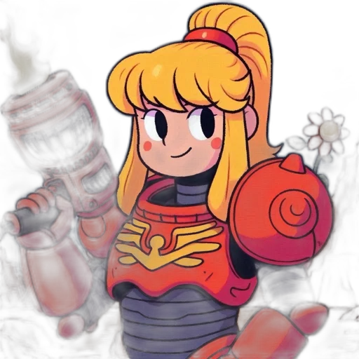 robot, weapon, crown, staff, concept art, pixel art, anime, cartoon transparent PNG cut-out