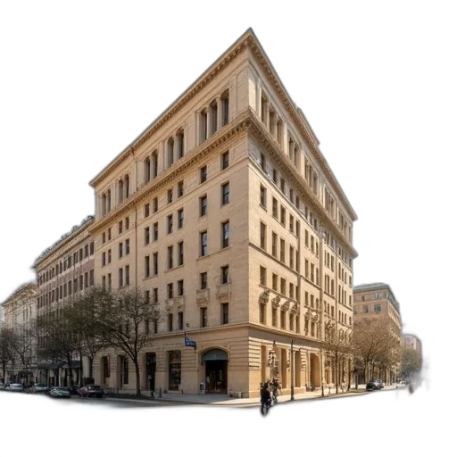 building, 3d render, photorealistic, concept art transparent PNG cut-out