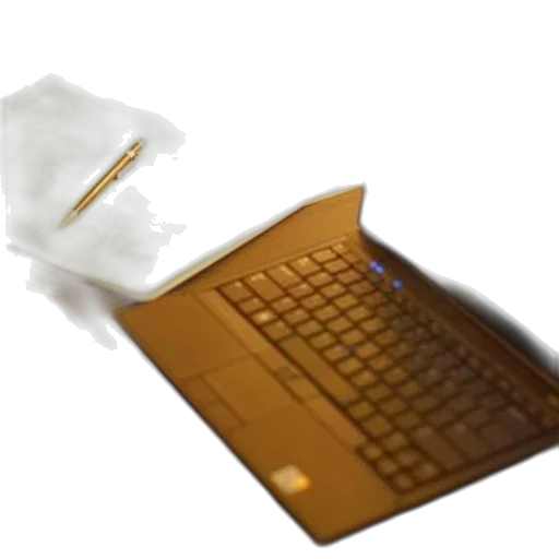 weapon, 3d render, laptop, notebook, pen, top, phone, nearby transparent PNG cut-out