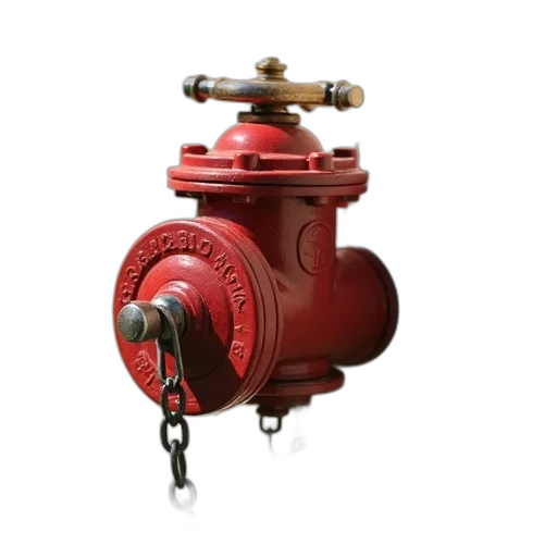 3d render, close-up, view, fire, hydrant, brass, cap, silver transparent PNG cut-out