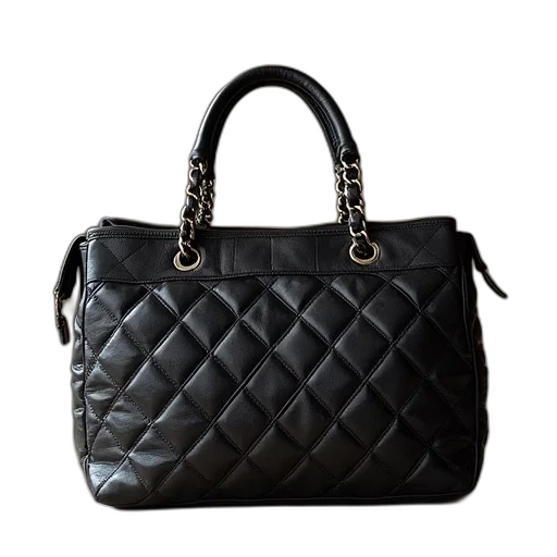 chanel, vintage, quilted, handbag transparent PNG cut-out