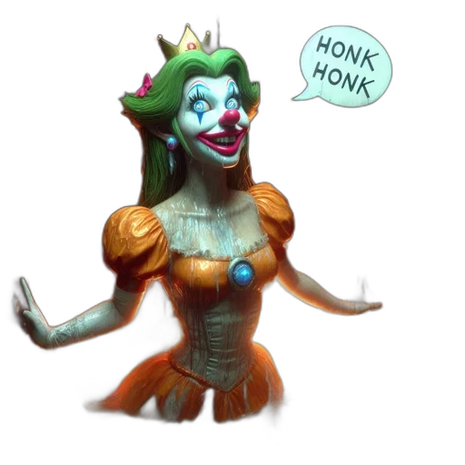 crown, mask, concept art, fantasy art, comic book art, pixel art, green, eccentric transparent PNG cut-out