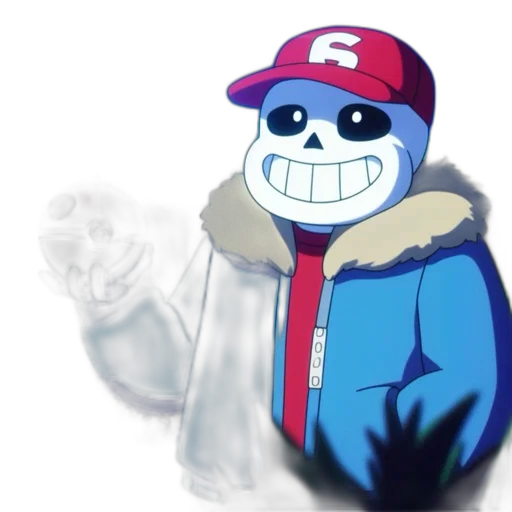jacket, mask, face, creature, concept art, cartoon, 3d render, pixel art transparent PNG cut-out