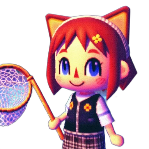 staff, weapon, food, animal, 3d render, pixel art, concept art, anime transparent PNG cut-out
