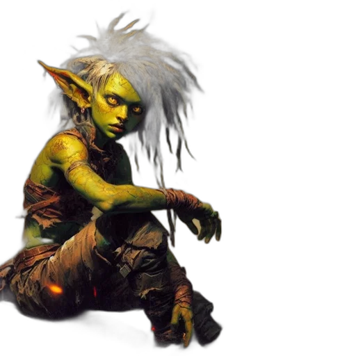 staff, fantasy art, concept art, pixel art, 3d render, anthropomorphic, creature, green transparent PNG cut-out